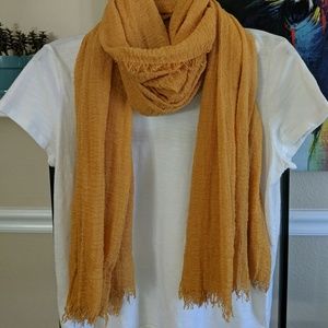 Mustard color scarf